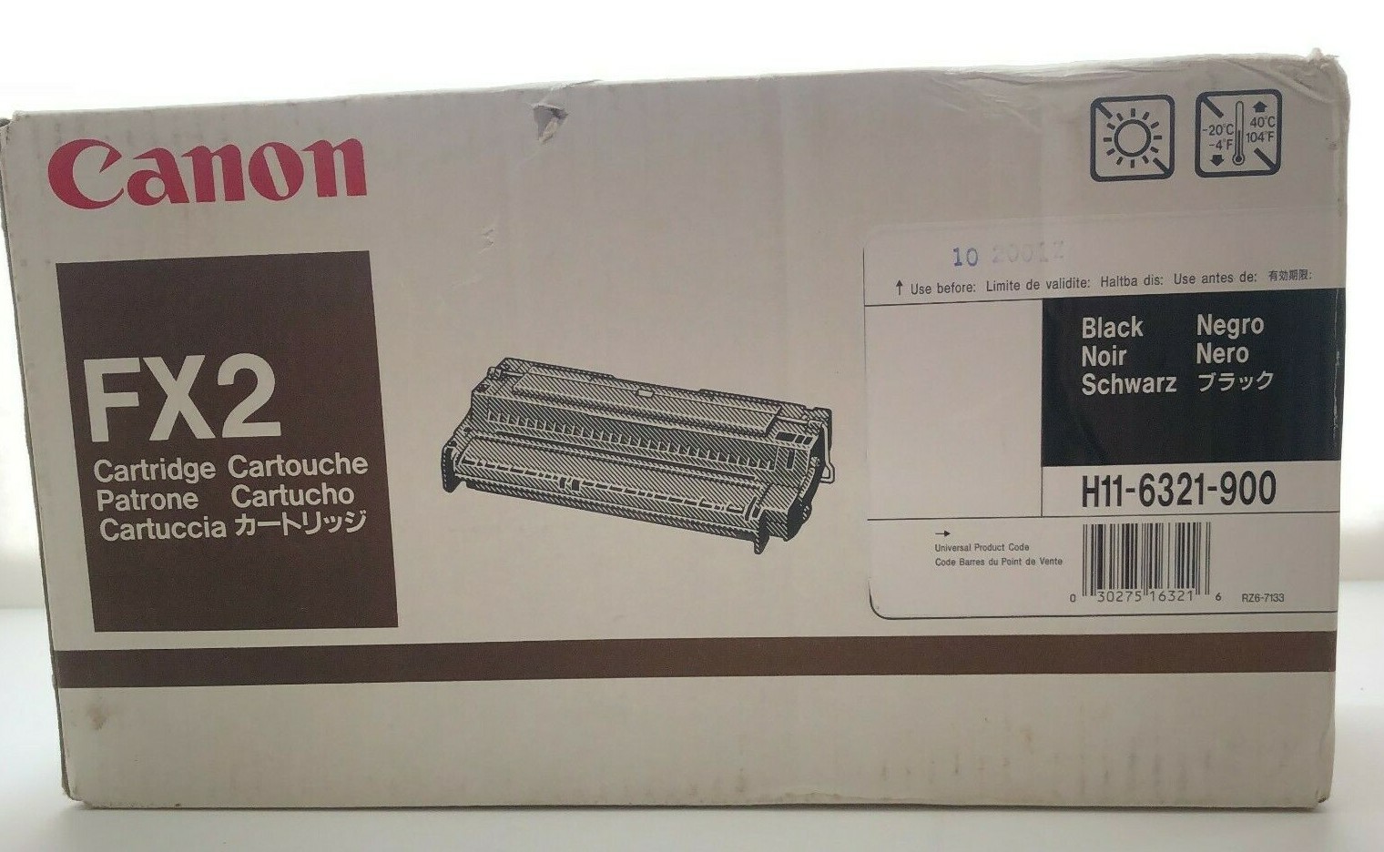 Genuine Canon FX2 Toner Cartridge  H11-6321-900 Black