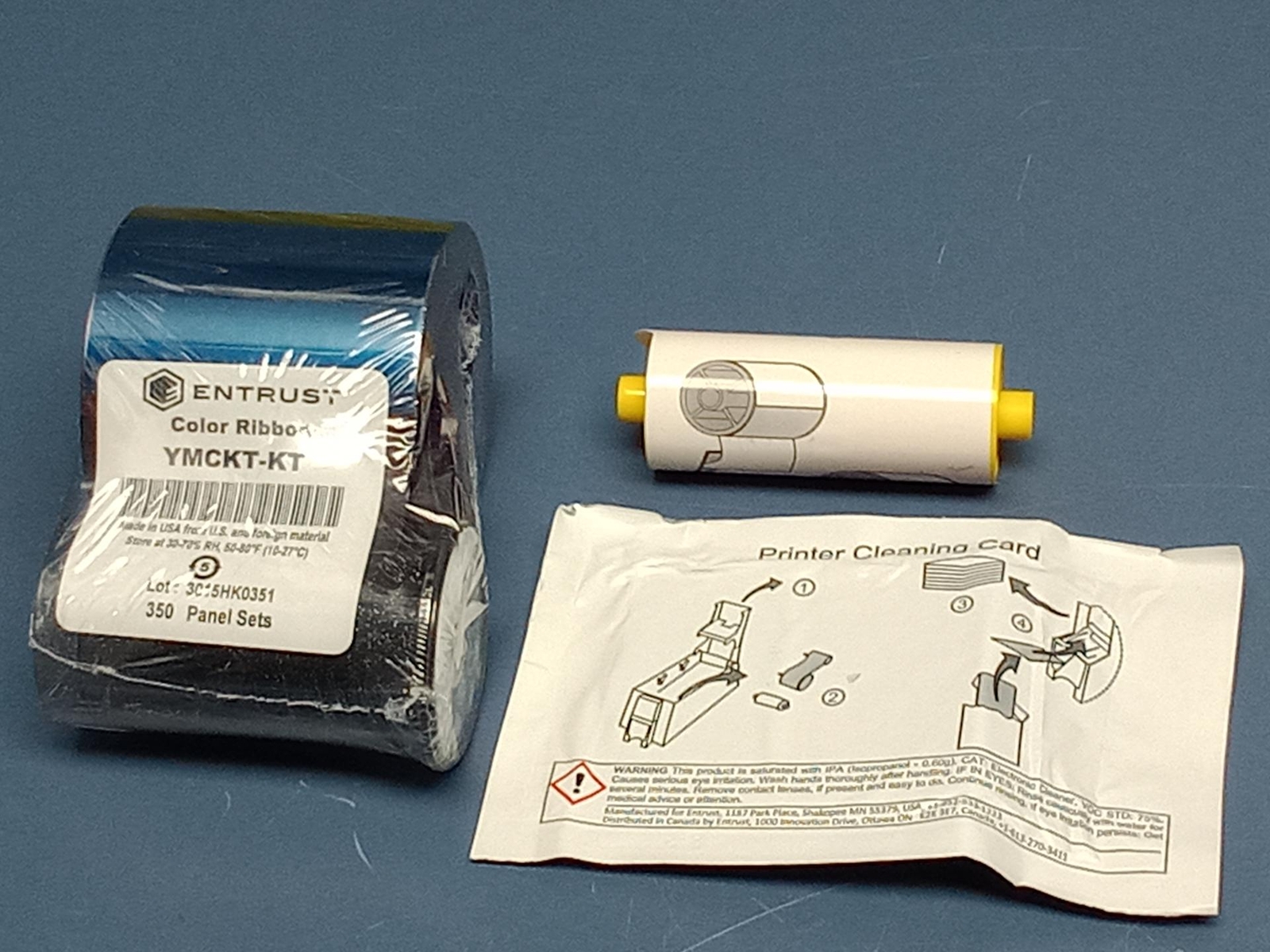 Entrust (Datacard) Full-Color Ribbon YMCKT-KT 525100-005 - 350 prints