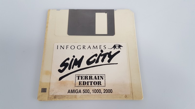 Infogrames, Sim City Terrain Editor Amiga Commodore for A500 A1000 A2000