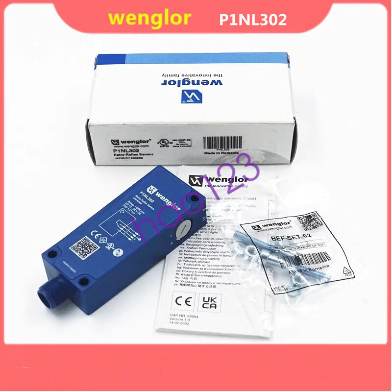 1pcs Wenglor P1NL302 Mirror Reflection Photoelectric Sensor DHL/FedEx