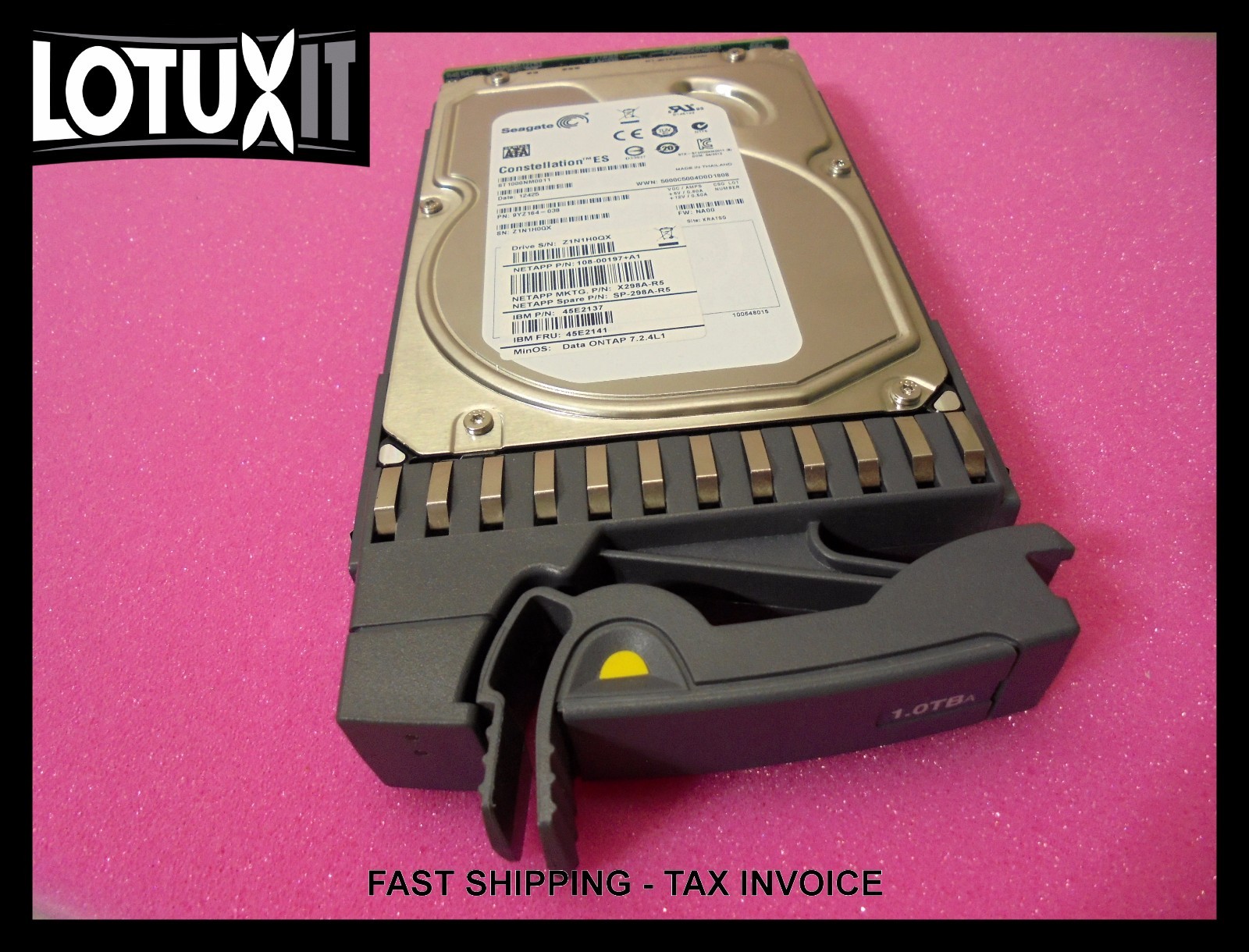 NetApp 1TB 7.2K SATA X298A-R5 3.5" HDD for FAS2020 FAS2040 FAS2050 108-00197