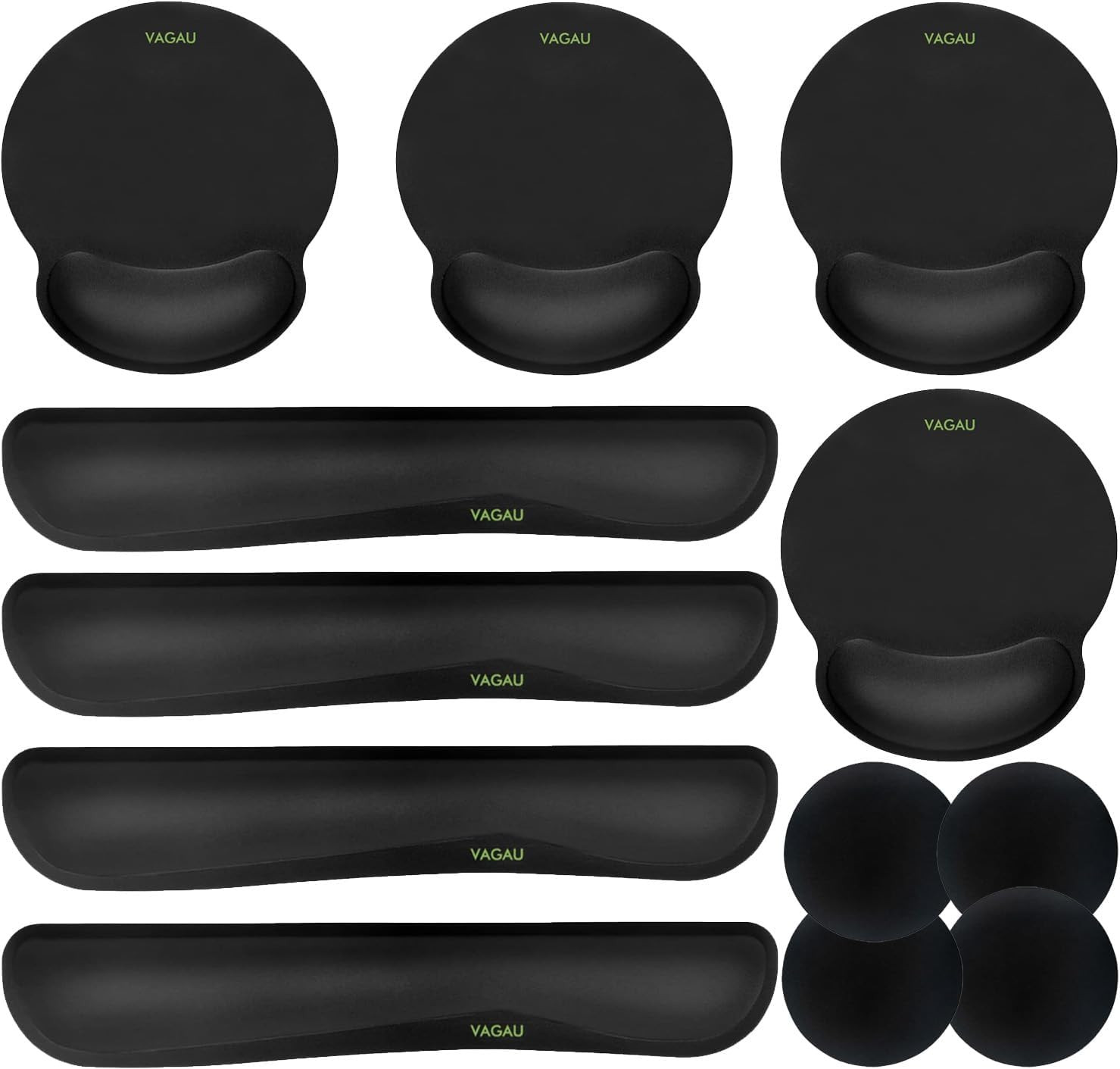 Ergonomic Mouse Pad with Wrist Rest Premium Memory Foam Keyboard and Mouse Wrist