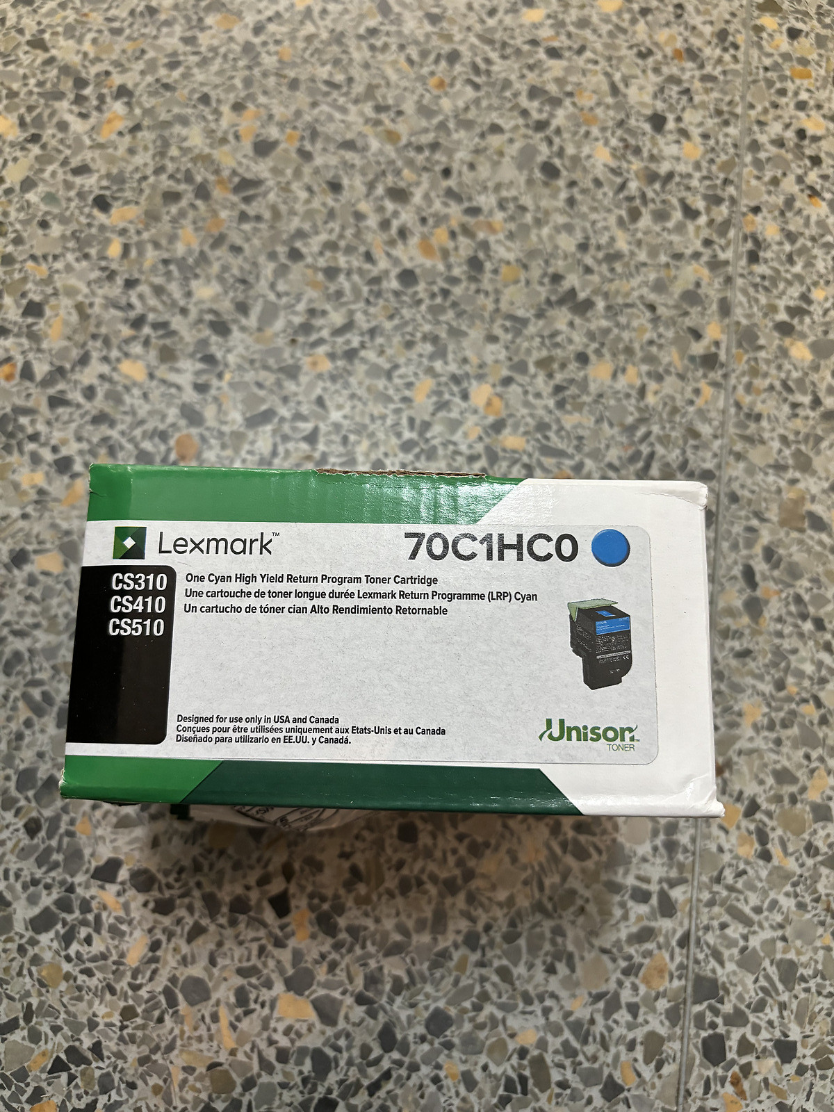 Lexmark 70C1HC0 Cyan High Yield Toner Cartridge