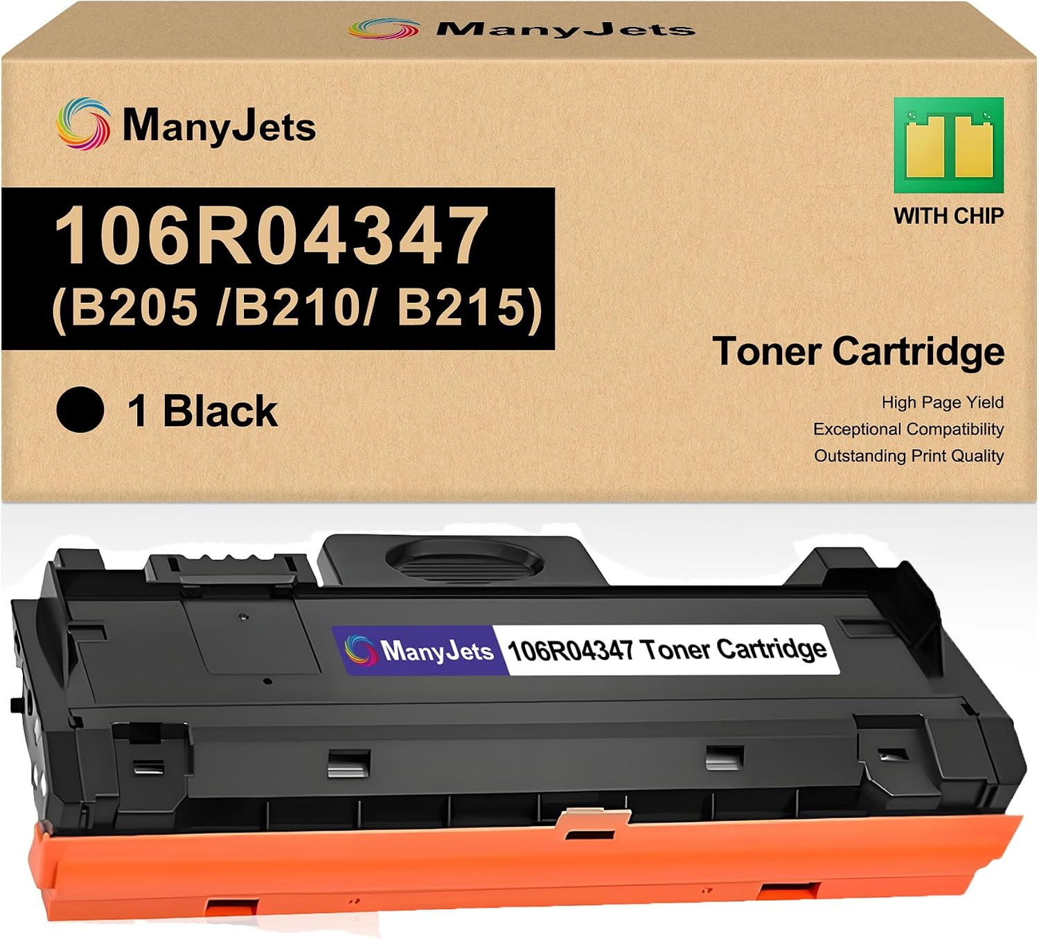 106R04347 Compatible Toner Cartridge Replacement for Xerox B205 B210 B215