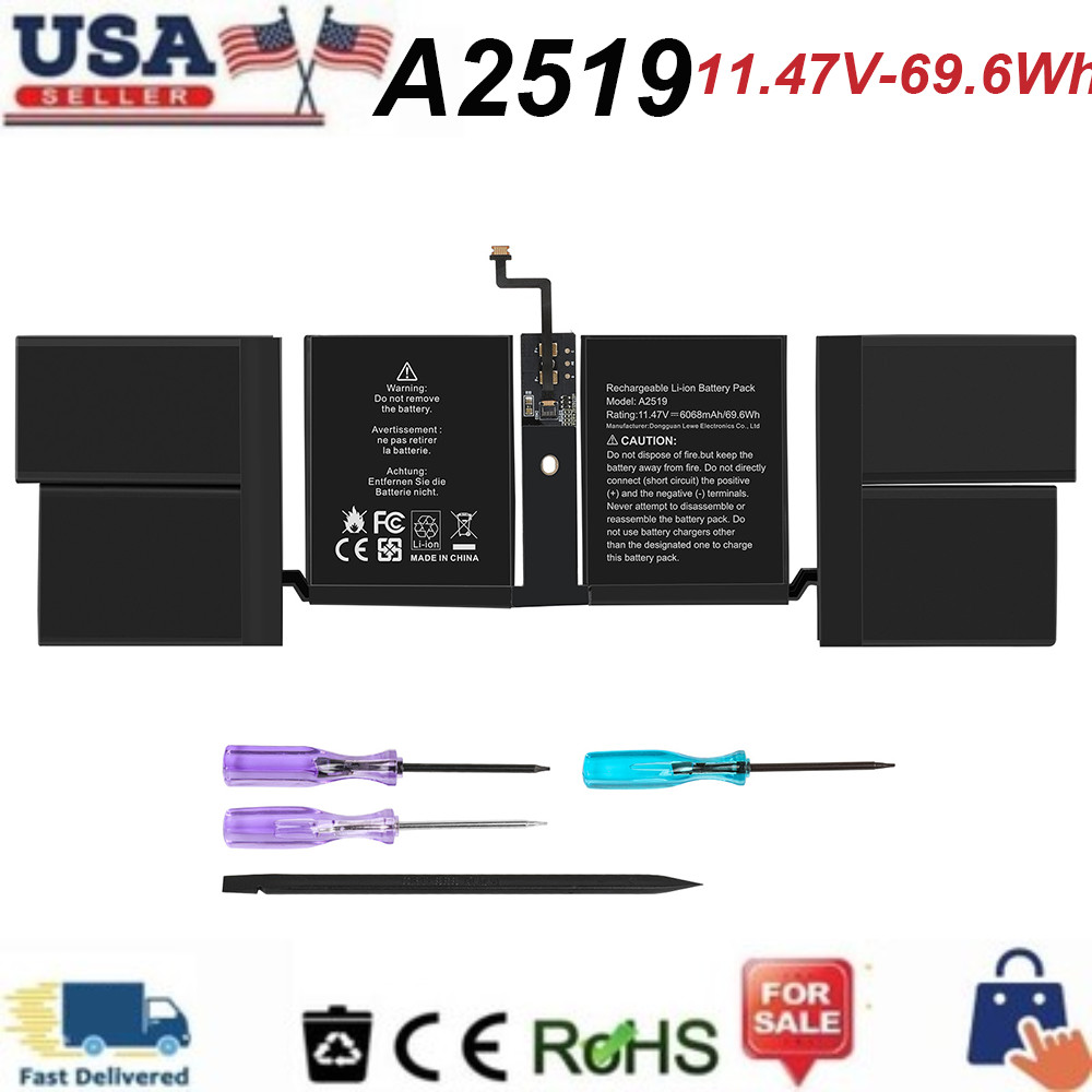 A2519 Battery For Apple MacBook Pro 14" 2021 A2442 M1 Pro MKGR3LL/A EMC 3650