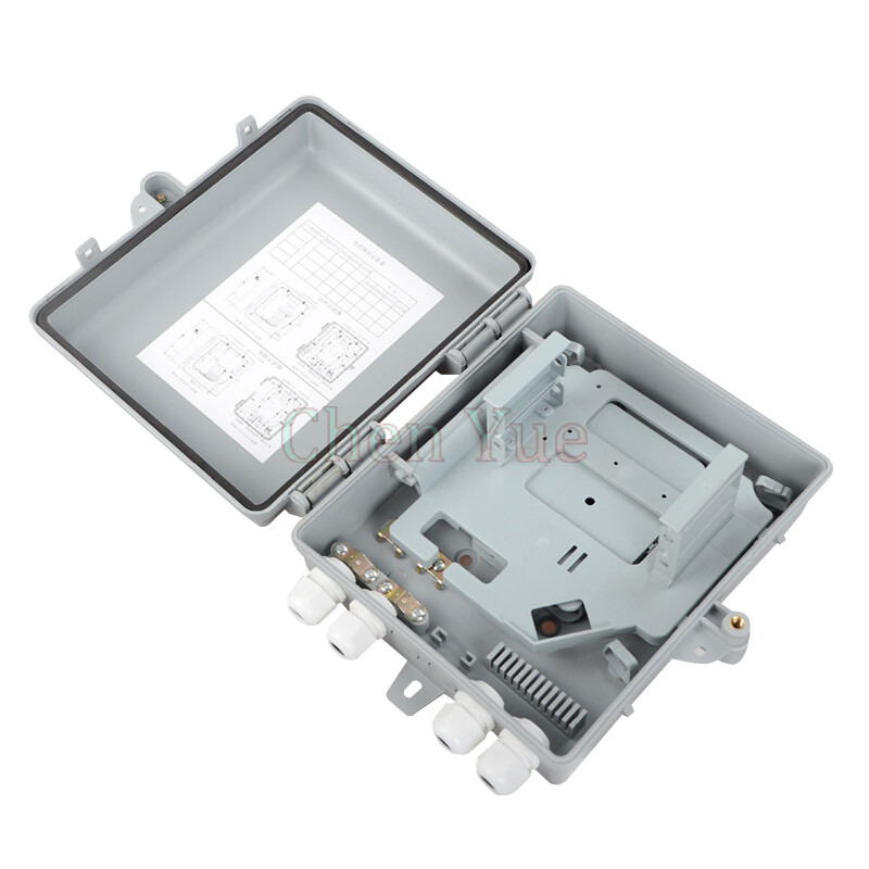 1x16 FTTH PLC Fiber Splitter Outdoor Fiber Optic Terminal Box Distribution Box
