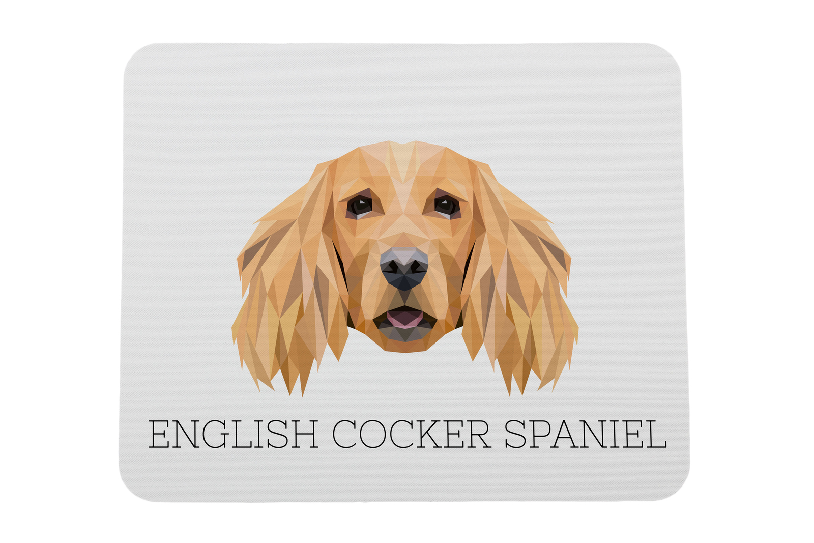 English Cocker Spaniel geometric pad Art-Dog