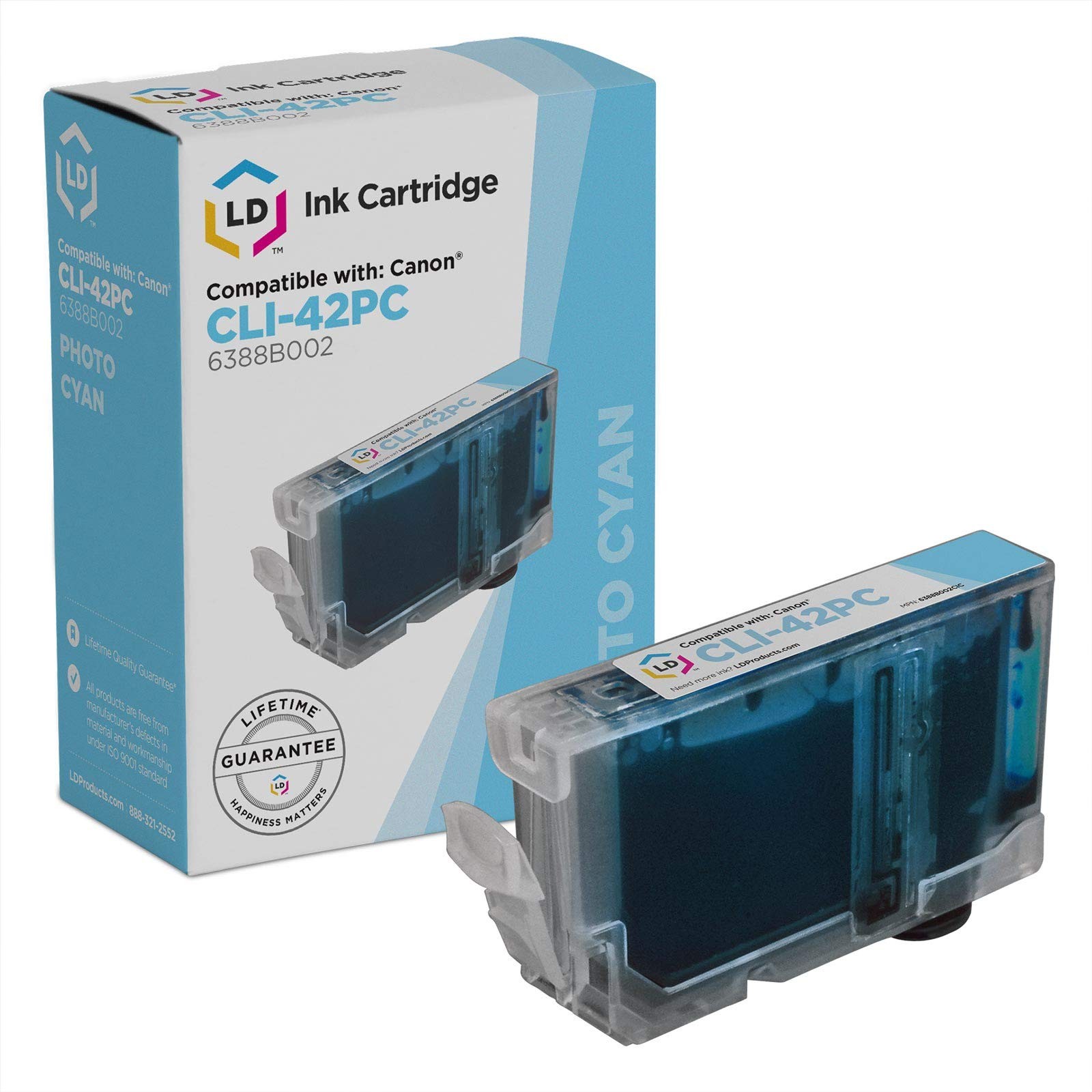 LD Comp 6388B002 CLI-42PC Photo Cyan Ink Cartridge for Canon CLI42 PIXMA PRO-100