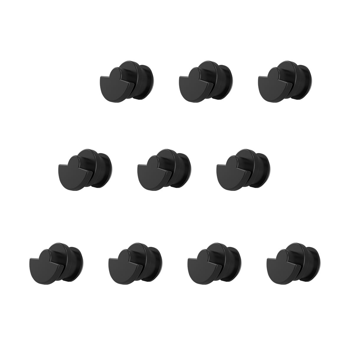 Screws Kit for M.2 SSD Mounting on External Enclosure, Silicone Plug Rubber F...
