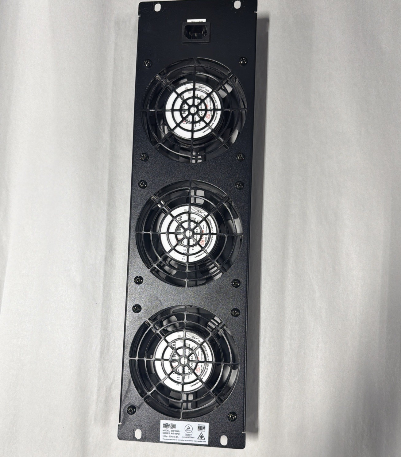 Tripp Lite SRFAN3U SmartRack 3U Fan Panel 5 High-Performance Fans, 120V Fan.