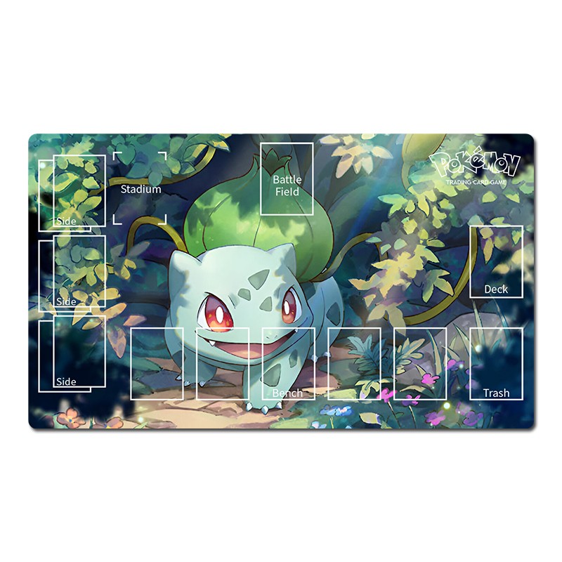 Pokemon Duel Playmat Bulbasaur TCG CCG Pad Trading Card Game Mat Mousepad