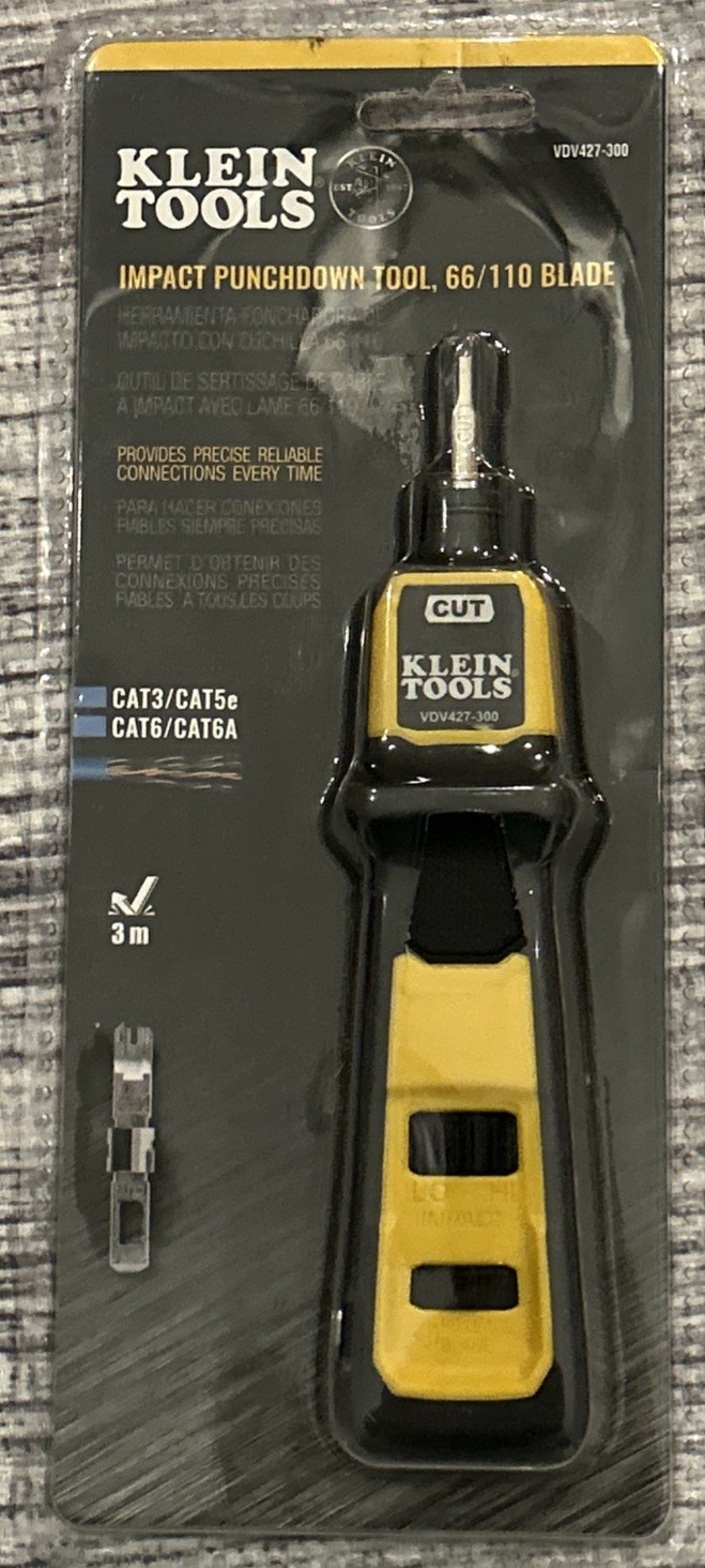 Klein Tools VDV427-300 Impact Punchdown Tool | 3339 New & Sealed