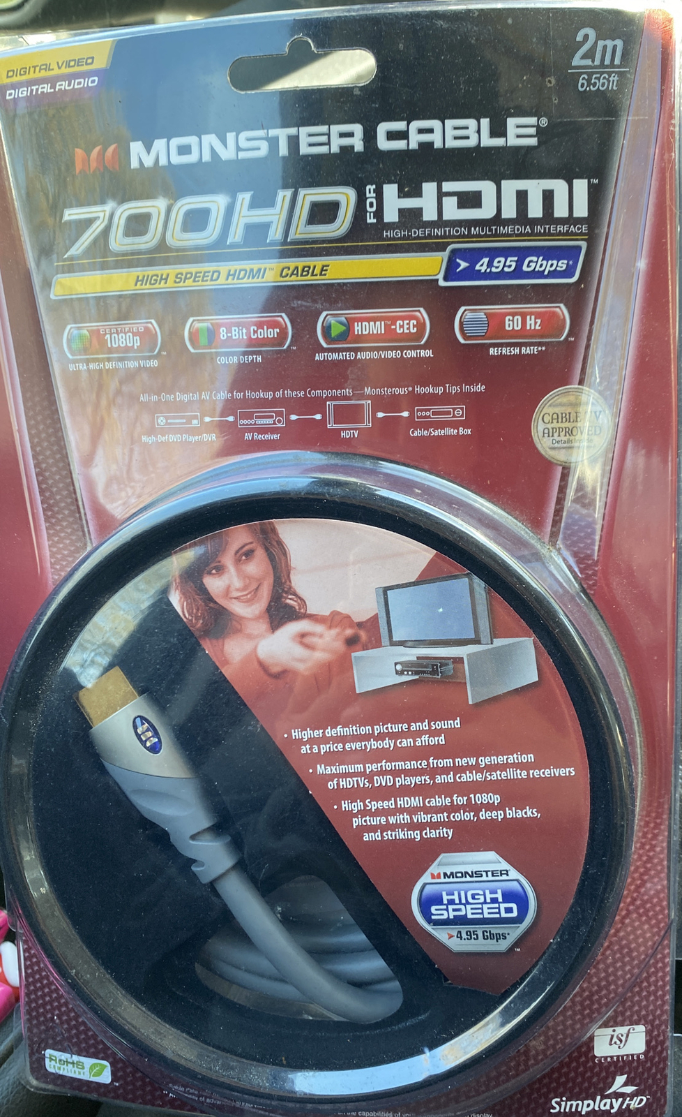 Monster Cable HDMI MC700HD2M Cable