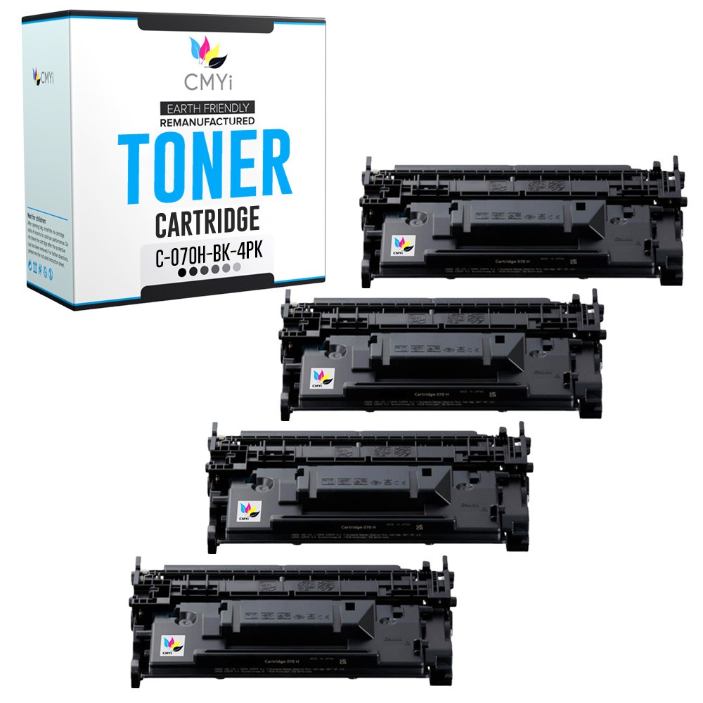 4PK CMYi Replacement 070H Printer Toner Cartridges for Canon imageCLASS LBP246dw