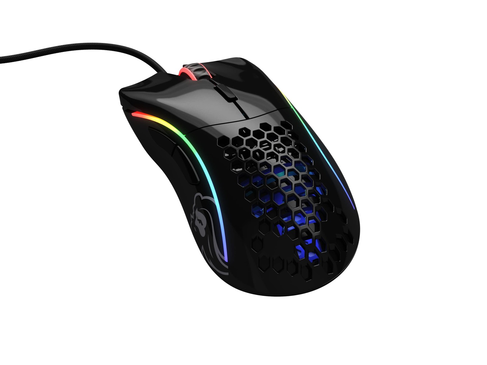 Glorious Gaming Model D Wired Gaming Mouse 68G Superlight Honeycomb Design
