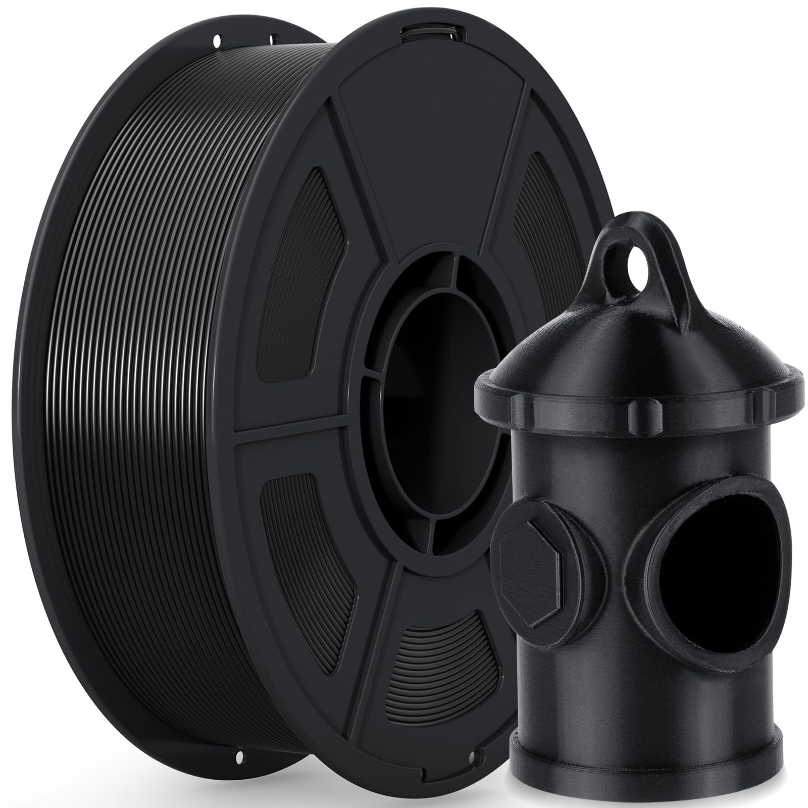 ASA Filament 1.75mm Black 1KG, UV & Weather Resistant 3D Printer Filament