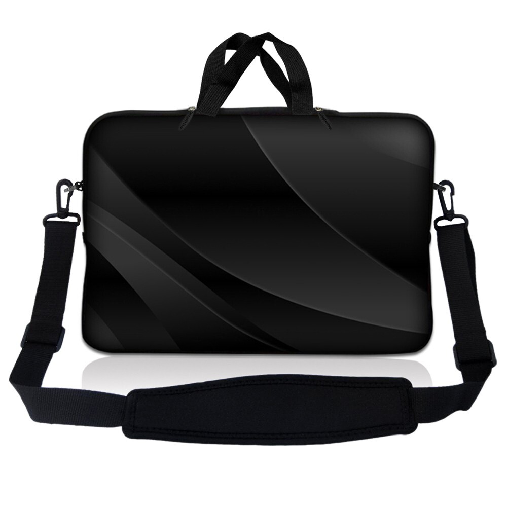 10 Inch Tablet Laptop Sleeve Bag Carry Case iPad Pouch w/ Shoulder Strap Black