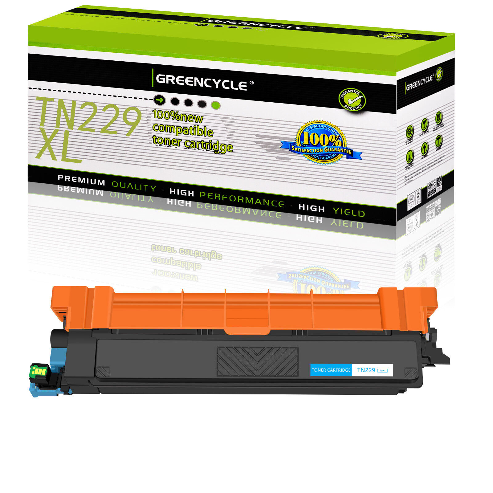 1PK TN229XL TN229 Toner Cyan Compatible for Brother HL-L3220cdw HL-L3280cdw