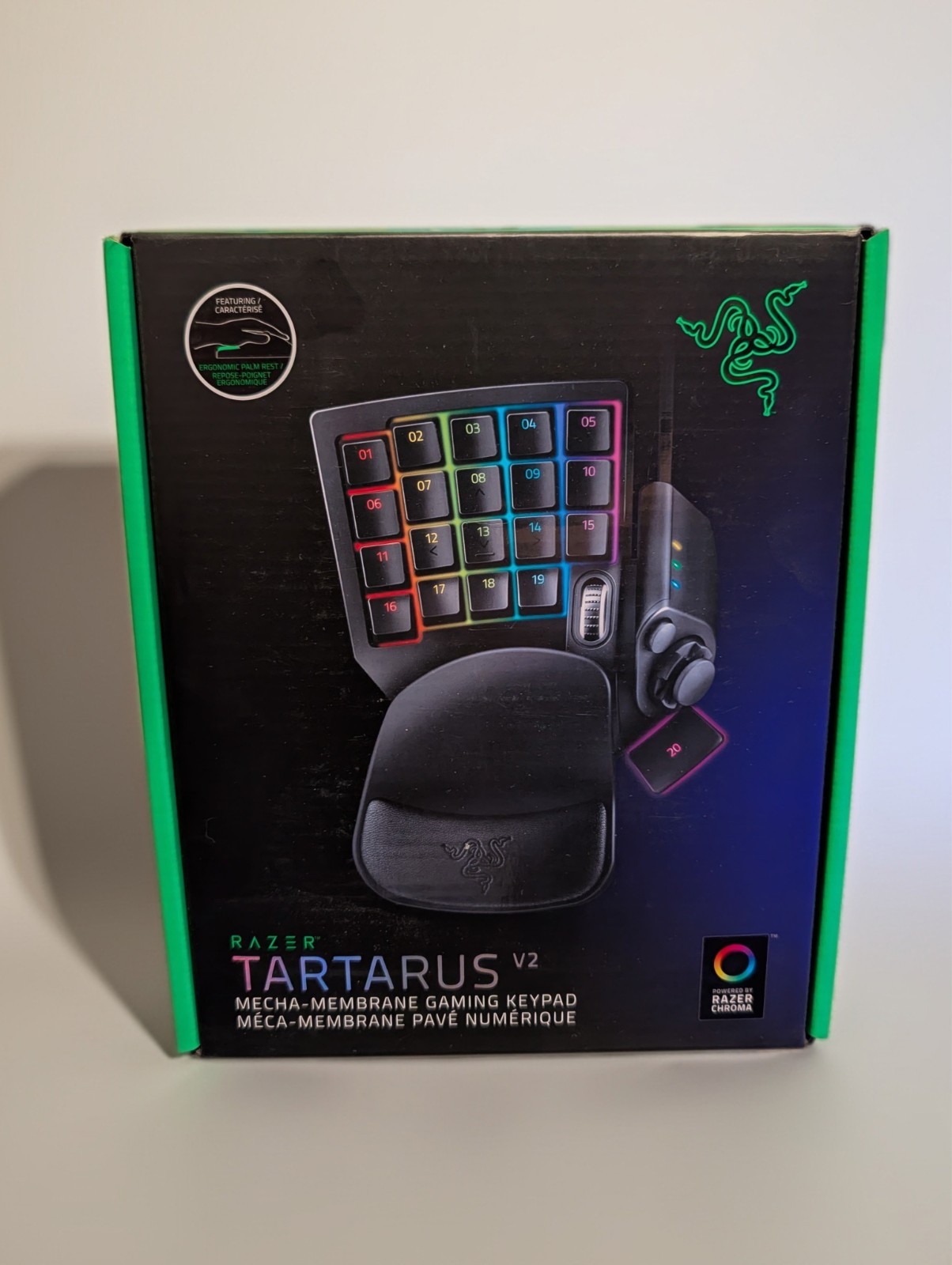 Razer Tartarus V2 Gaming Keypad Mecha-Membrane RGB Chroma 32 Keys - NEW NIB