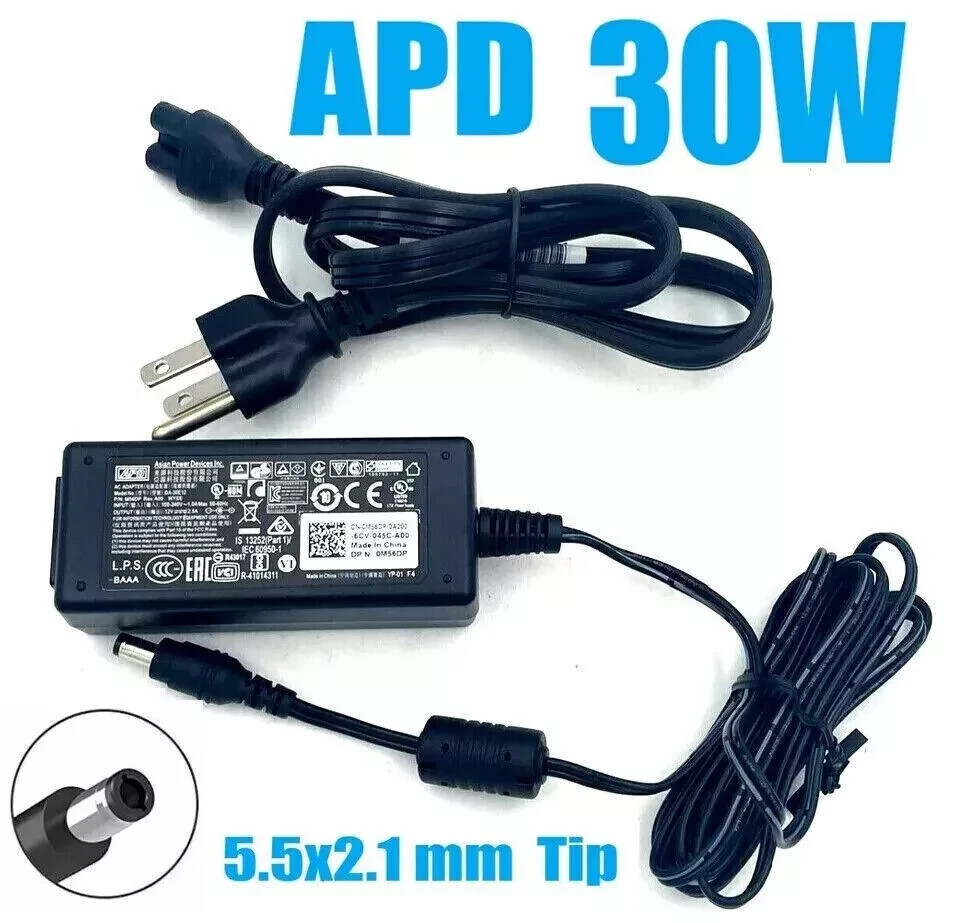 LOT 10 DA-30E12 M56DP APD 30W FOR NAS SYNOLOGY 12V 2.5A POWER AC ADAPTER GENUINE