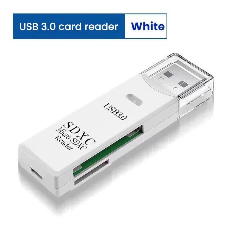 USB3.0 Card Reader TF/SD 2-in-1 high-speed Dual-Slot For Micro SD Camera Phone