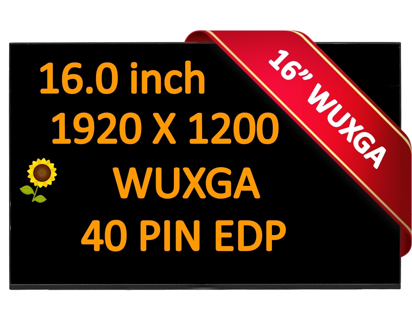 NV160WUM-NX1 V8.0 16.0' WUXGA EDP 144HZ LAPTOP LED LCD Panel New Display OEM