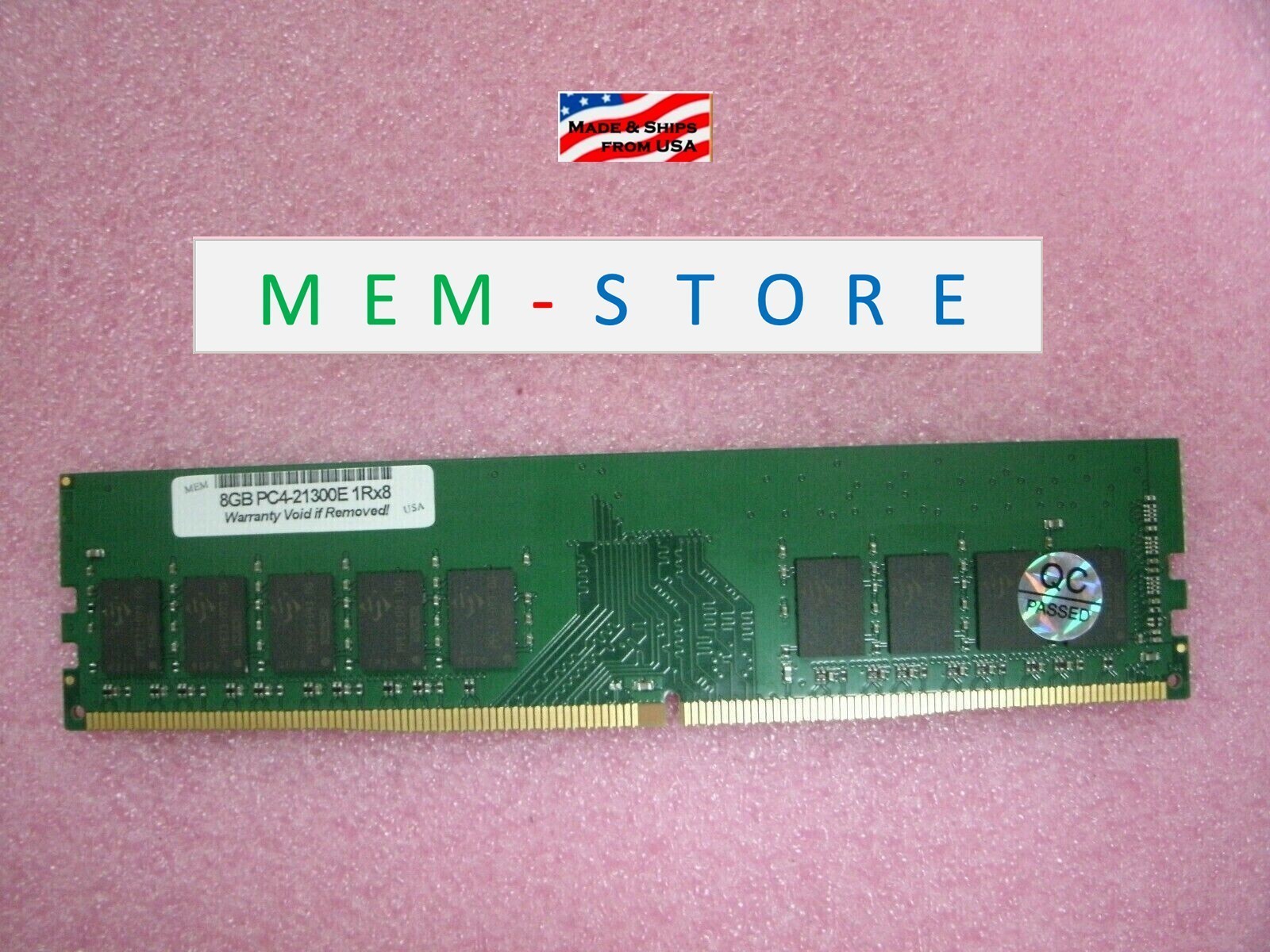 8GB RAM-8GDR4ECT0-UD-2666 DDR4-2666MHz UDIMM ECC RAM Compatible w/ QNAP TS-h886