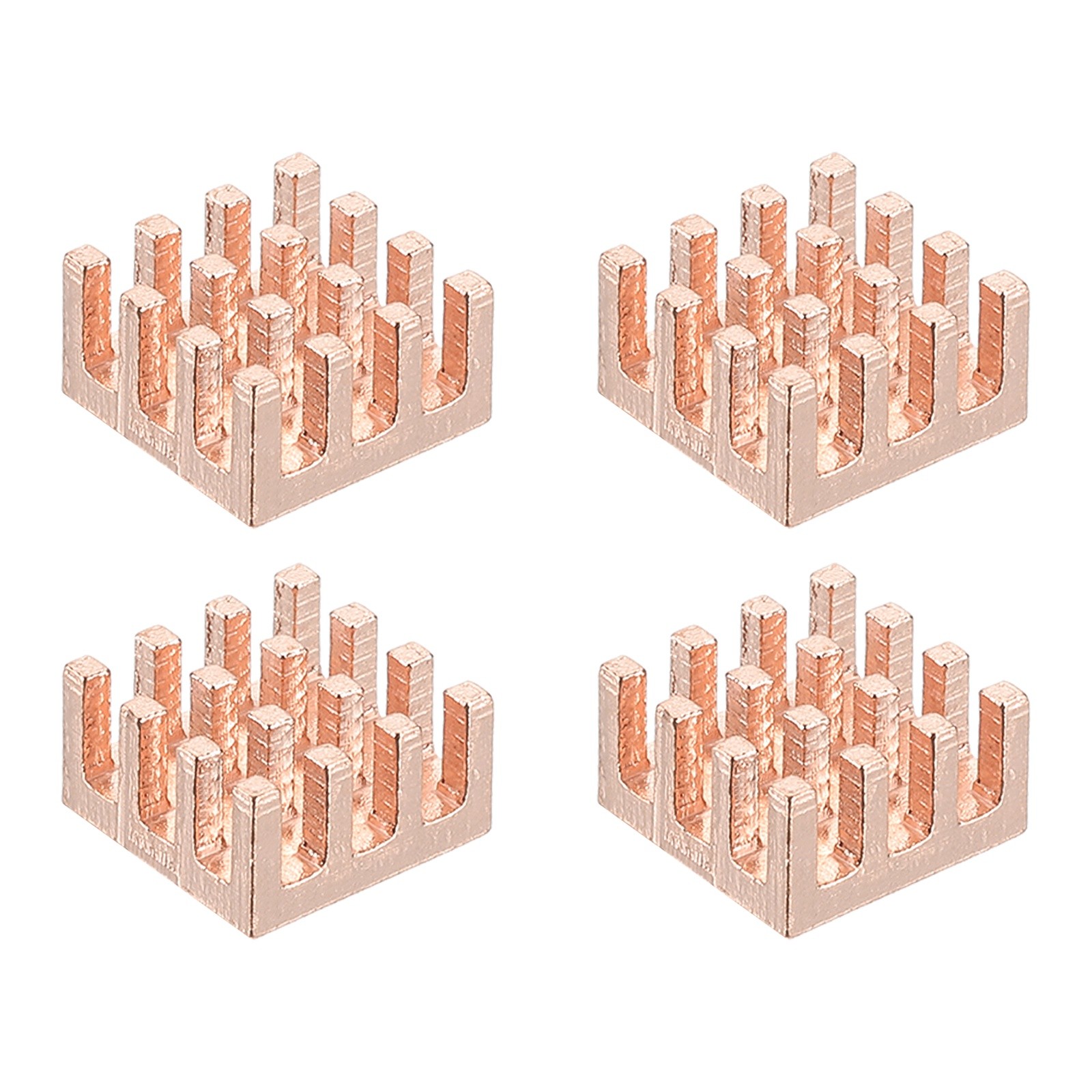 4 Pcs Copper Heatsink 9x9x5mm, Heat Sink Cooler Radiator for