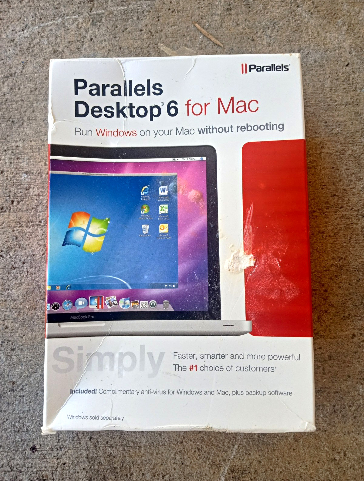 Parallels Desktop 6 for Mac Platform Virtualization CD Win/Mac English 1 Device