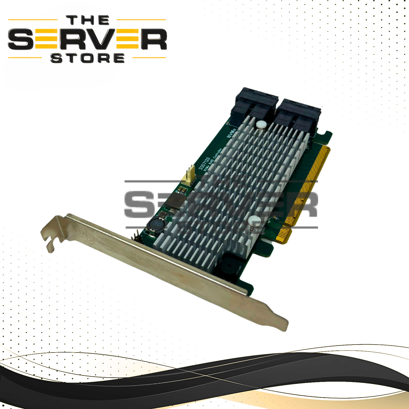 High Point NVMe 4-PORT 32Gbps U.2 Ports to PCIe 3.0 x16 RAID Controller SSD7120