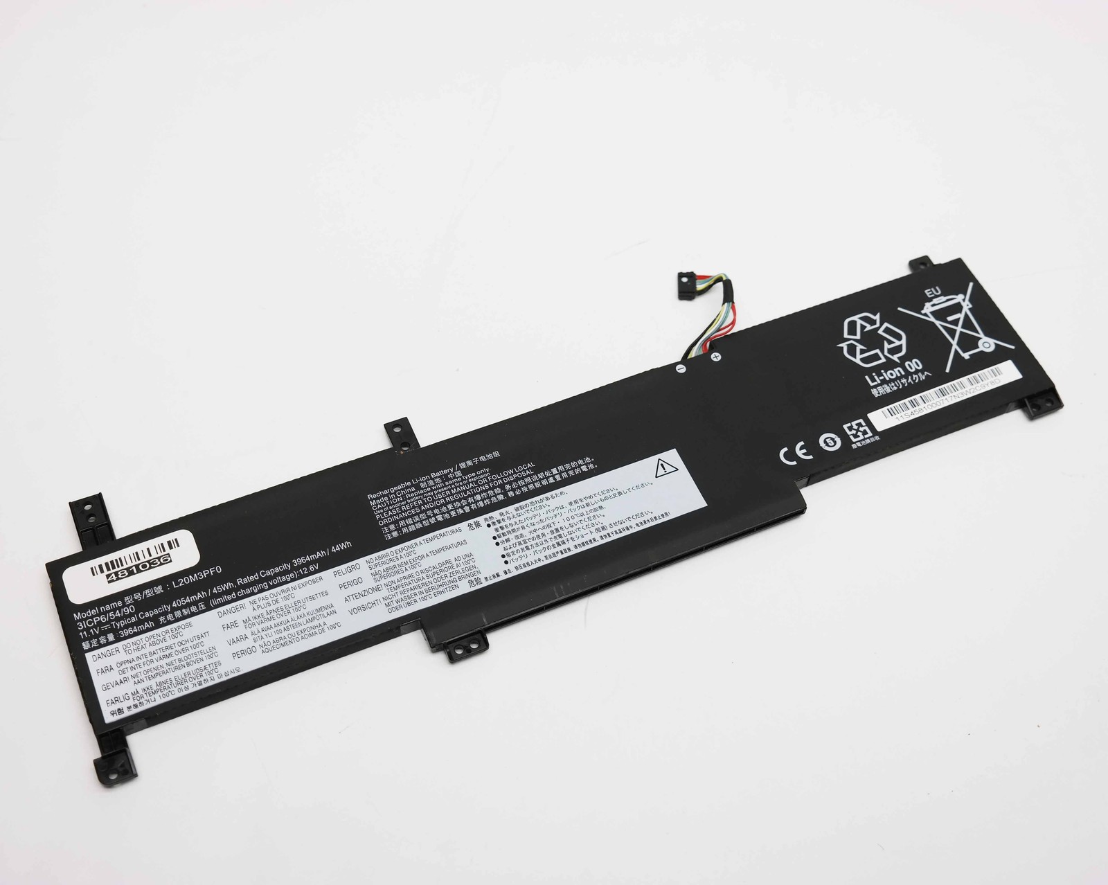 L20L3PF0 L20M3PF0 L20C3PF0 Battery for Lenovo IdeaPad 3-14ITL6