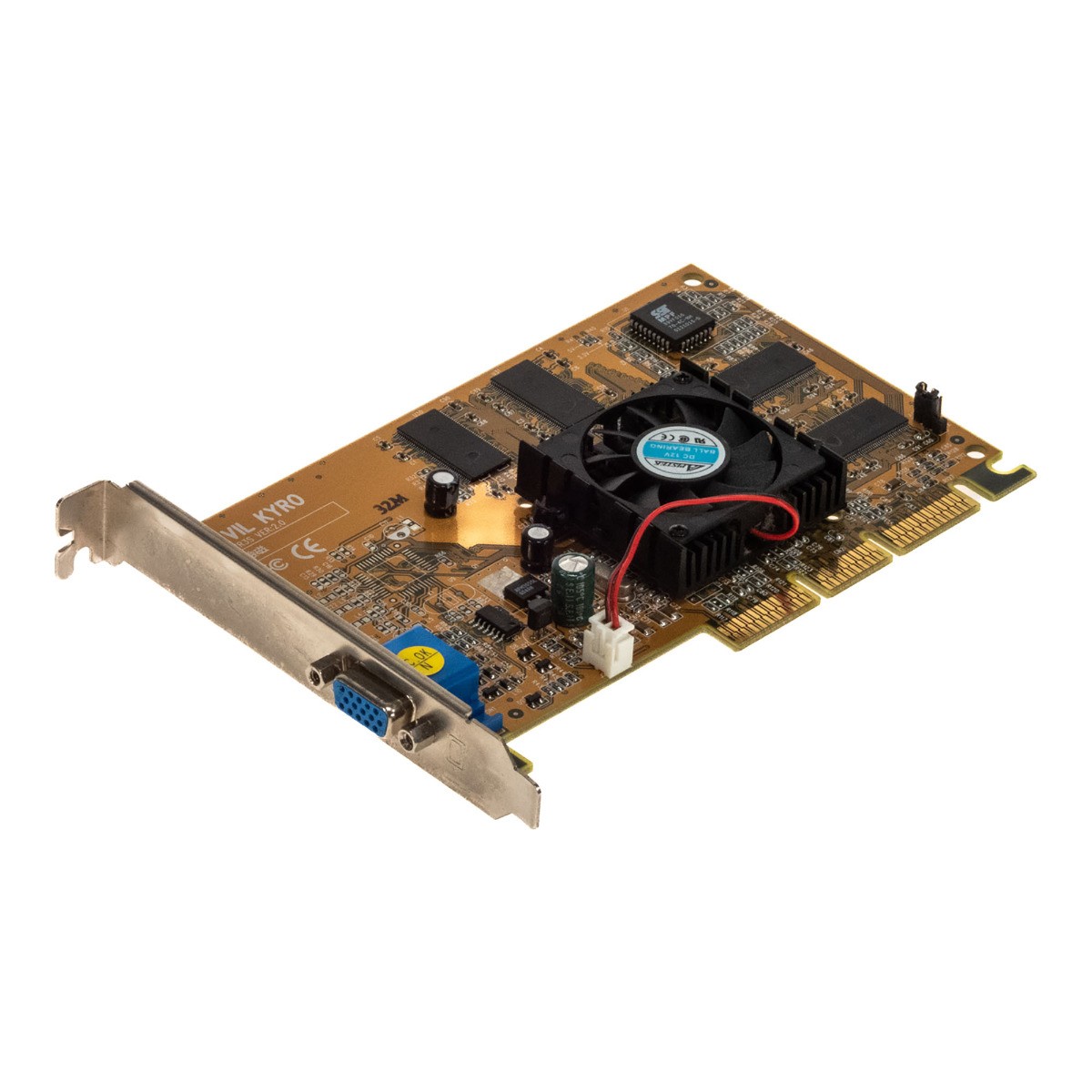 Video Card POWERCOLOR STG4000-X EVIL KYRO 32MB CVR3S AGP