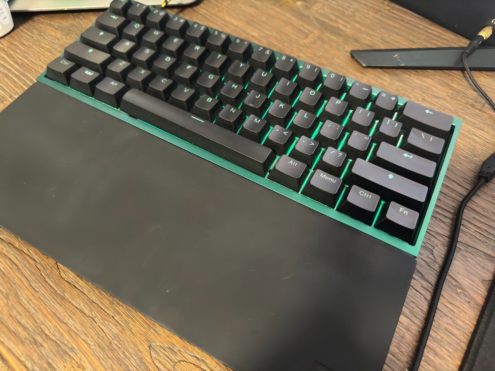 Wooting 60HE Keyboard KBDfans Tofu60 Redux Anodized Aluminum Green Case