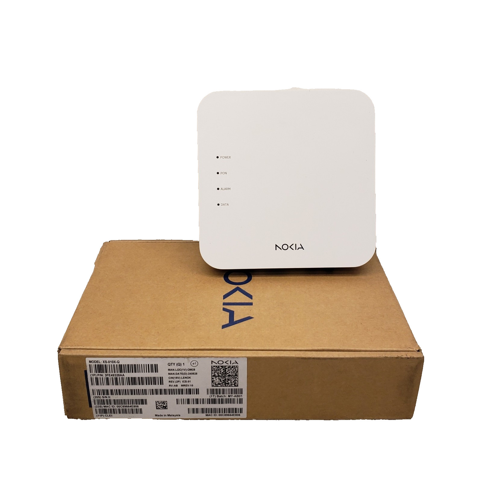 NOKIA XS-010X-Q Fiber Optic XGS-PON ONT Network Terminal 1x 100M/1G/2.5G/5G/10G