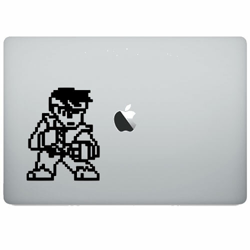 Capcom Street Fighter Ryu 8 Bit Vinyl Decal Sticker for Macbook Air Pro Laptop