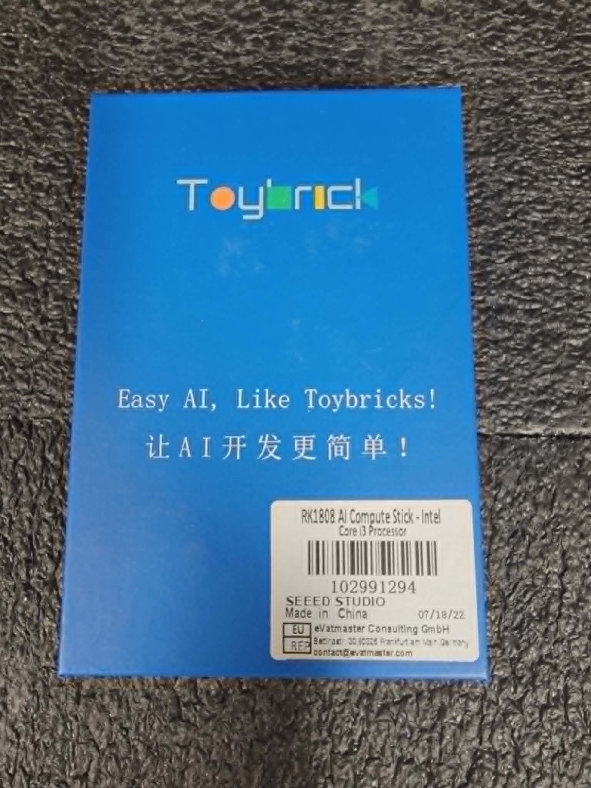 SEED STUDIO Toybriks TB-RK1808S0 RK1808 AI Computer Stick-Intel Core i3Processor