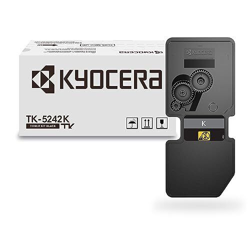 Kyocera 1T02R70US0 Tk-5242k Black Toner Cartridge For Use In Ecosys M5526cdw