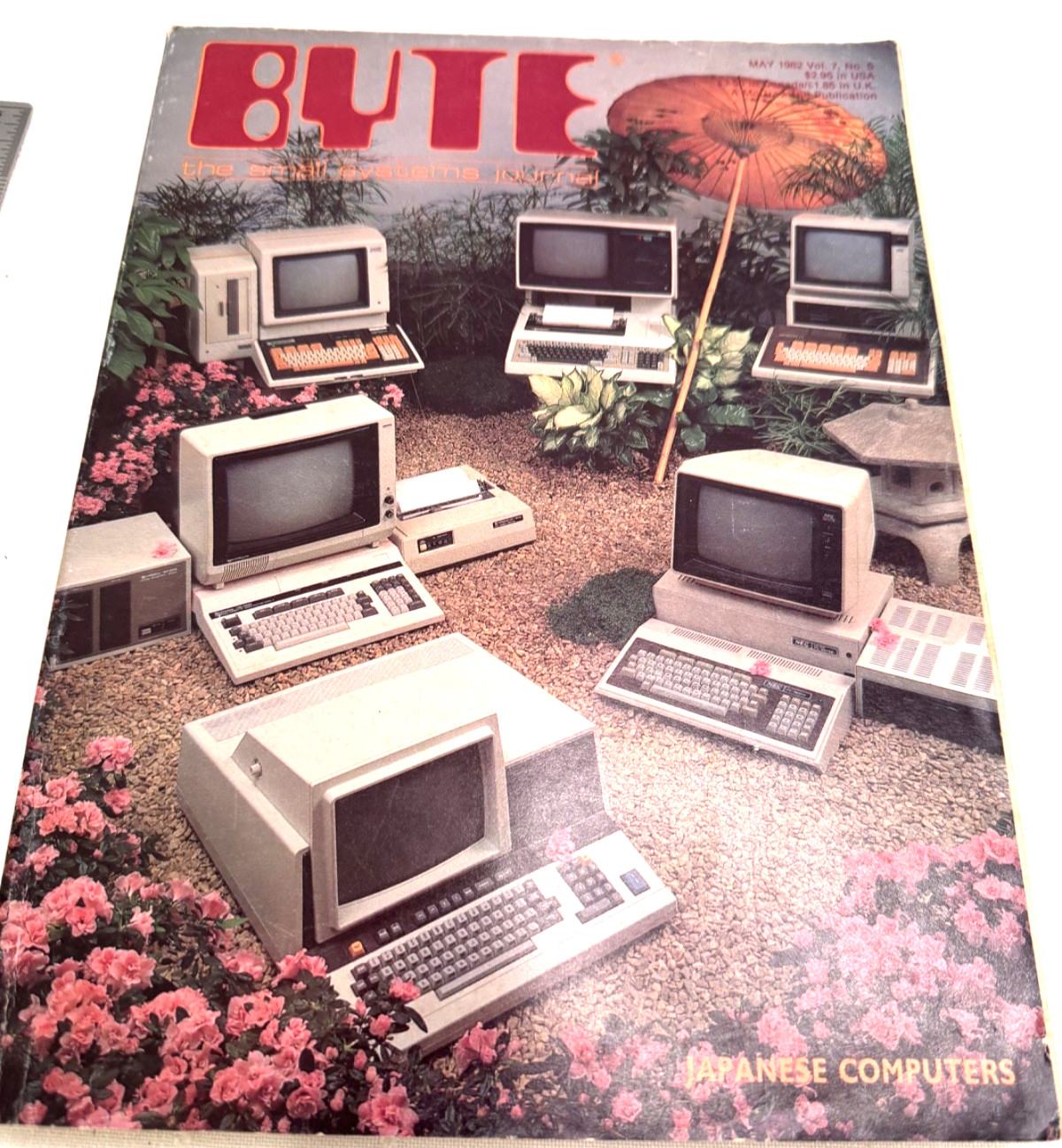 Vintage Byte Magazine May 1982 : Japanese Computers Good Condition See Photos