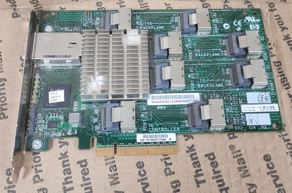 HP 24-Bay 8 x PCI Express 3Gb SAS Expander Card | 487738-001 | 468405-002