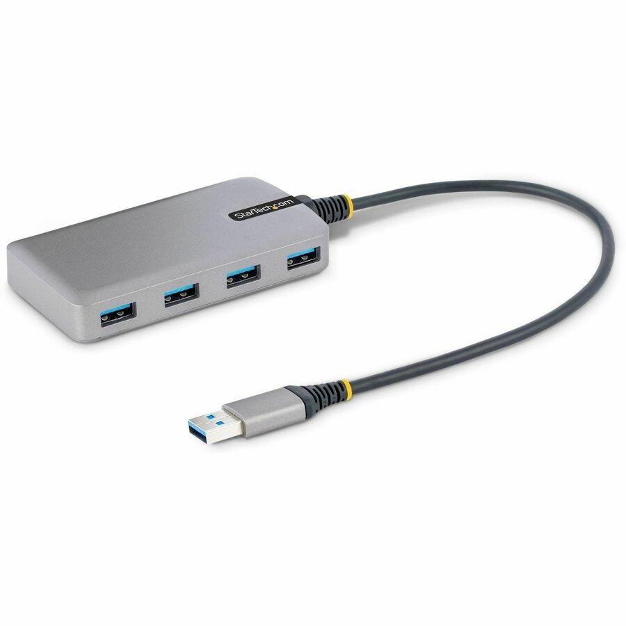 StarTech 4-Port USB Hub, USB 3.0 5Gbps, Bus Powered, USB-A to 4xA w/ Optional