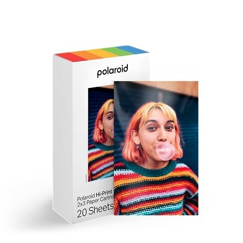 Polaroid Hi-Print Paper Gen 2: Android & iOS Compatible, Bluetooth, USB-C Connec