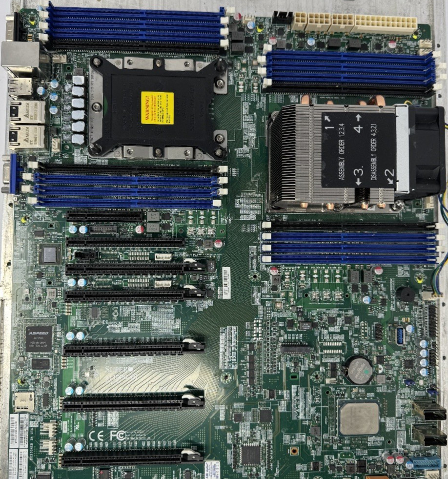 Supermicro X11DPG-QT Server Motherboard with Intel Xeon Gold 6154 CPU & 8GB RAM