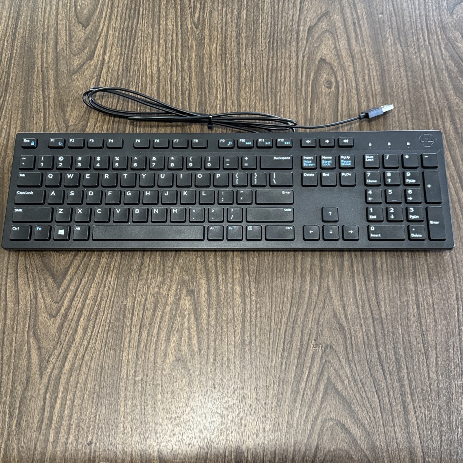 Dell Wired USB Keyboard KB216-BK-US (kb216d) Black - English QWERTY - New