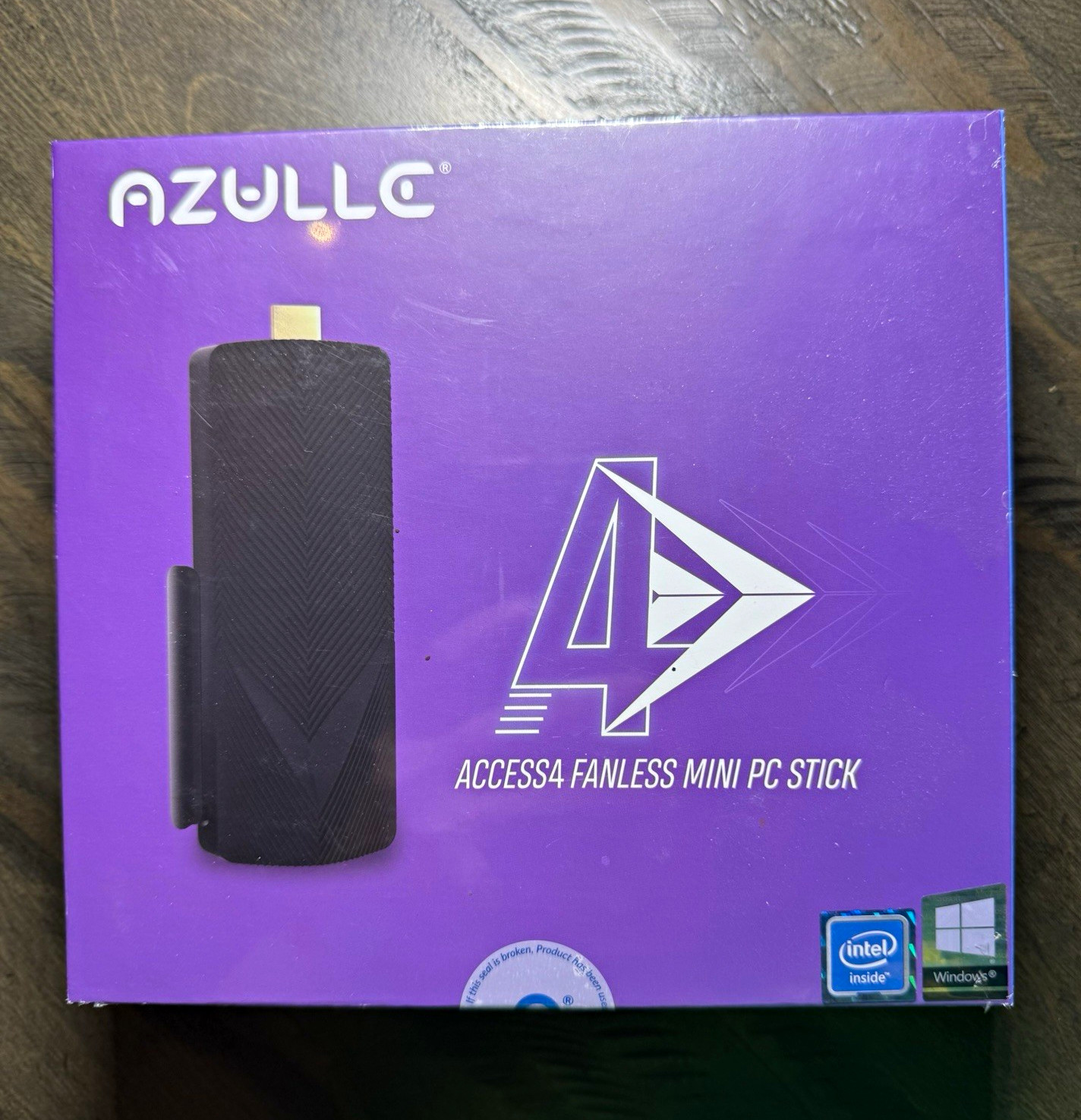 Azulle Access4 Fanless Mini PC Stick Intel Celeron 4GB 64GB eMMC Win 10 Pro