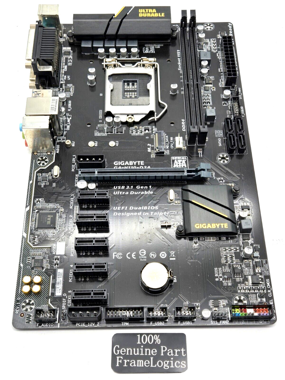 GIGABYTE GA-H110-D3A OEM MOTHERBOARD