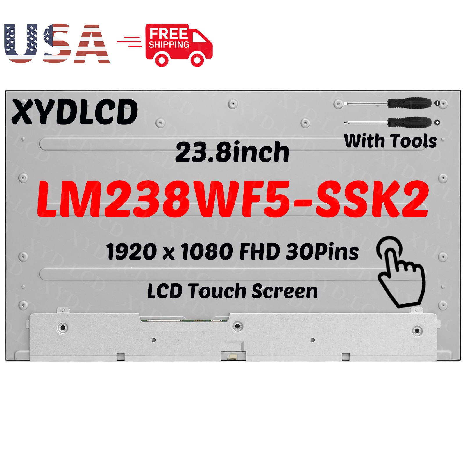 23.8in LM238WF5-SSK2 LM238WF5(SS)(K2) LM238WF5 SS K2 LCD Touch Screen Display A+