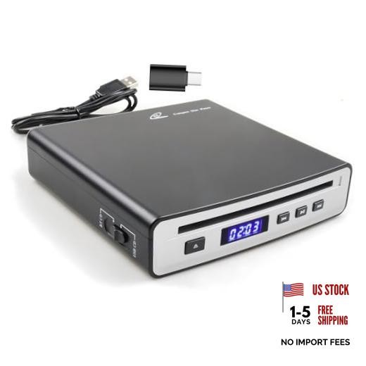 CD Player for Car Audio,External Portable Car CD Player with Bluetooth and USB