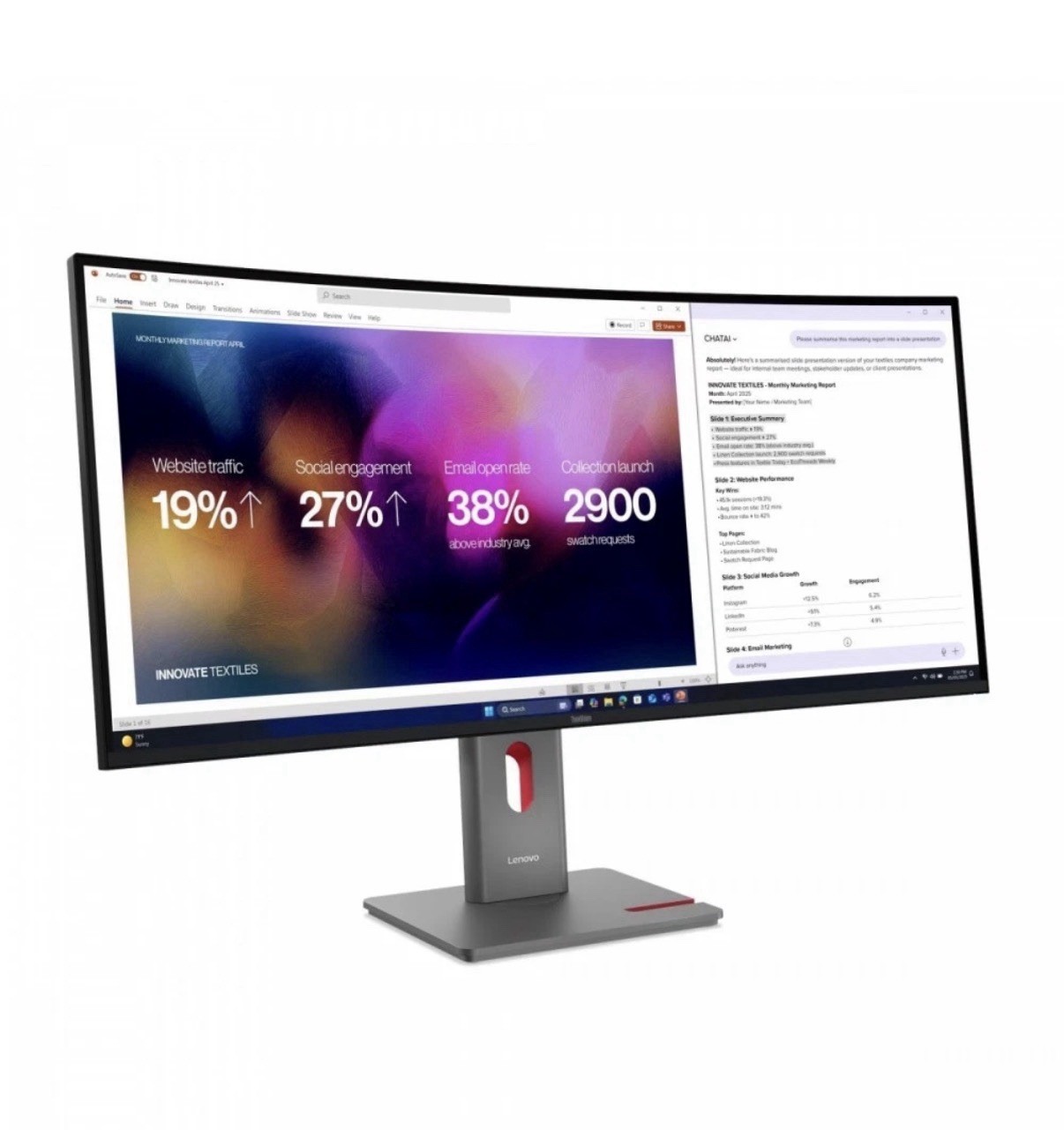 Lenovo ThinkVision P40WD-40 Monitor