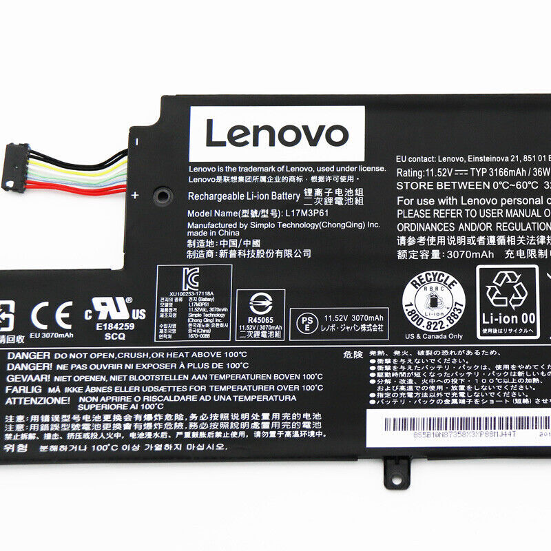 L17L3P61 L17C3P61 L17M3P61 Genuine Battery for Lenovo YOGA 320S-13IKB 720-12IKB