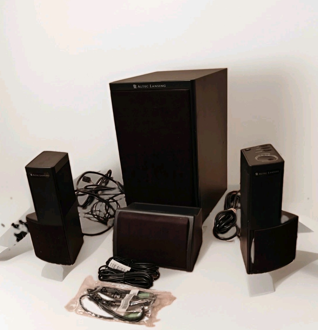 VTG Altec Lansing GT5051 5.1 Center Left Right Computer Speaker System Subwoofer
